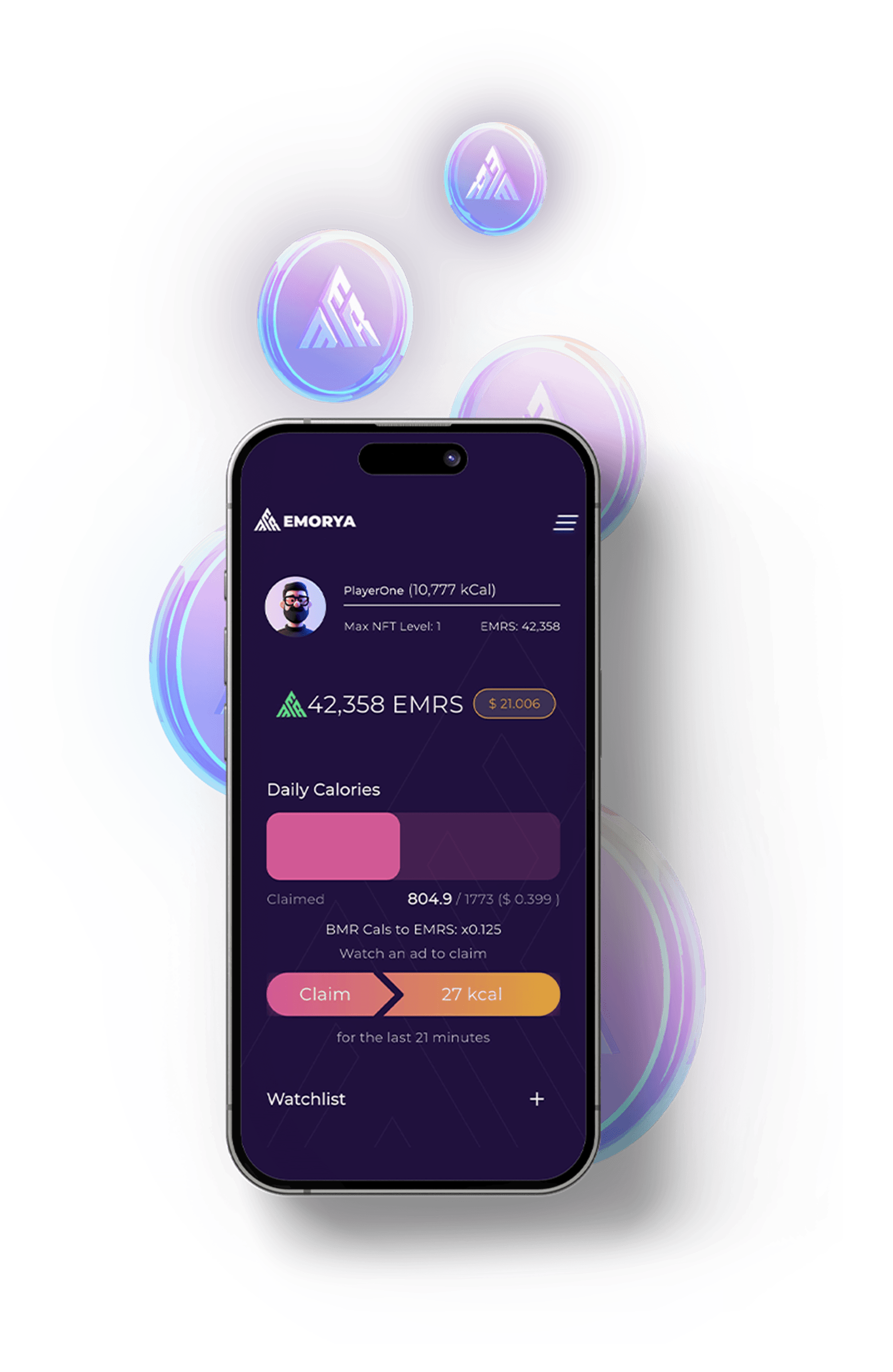 phone and tokens png
