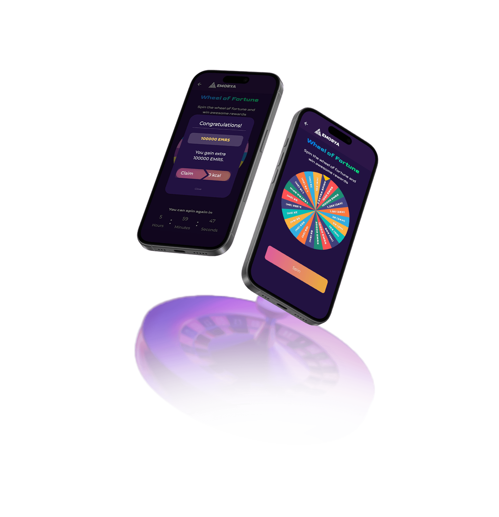 roulette and 2 phones png